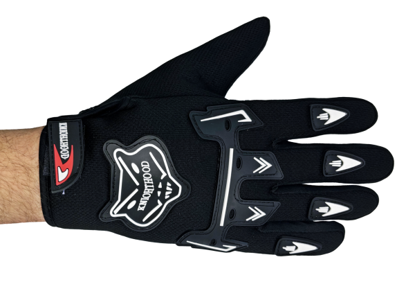 RĘKAWICE FOX - MOTOCYKLOWE - CZARNE - S