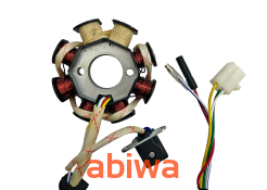 CEWKI ISKROWNIKA (STATOR) 8-ZWOJOWE (2 NIEUZW) 3PINY 4T GY6