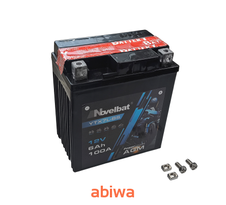 AKUMULATOR 12V YTX7L-BS NOVELBAT AGM 6Ah
