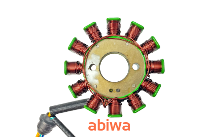 CEWKI ISKROWNIKA (STATOR) 12 ZWOJOWE 5 KABLI CB200/250CC CG200/250 ZS 169FMM 93mm