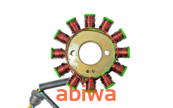 CEWKI ISKROWNIKA (STATOR) 12 ZWOJOWE 5 KABLI CB200/250CC CG200/250 ZS 169FMM 93mm