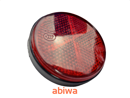 OUTLET ODBLASK CZERWONY OKRĄGŁY M6 śr.6cm OUTLET