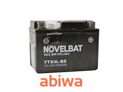 AKUMULATOR 12V YTX4L-BS NOWELBAT AGM FA (fabrycznie zalany) 3Ah 50A