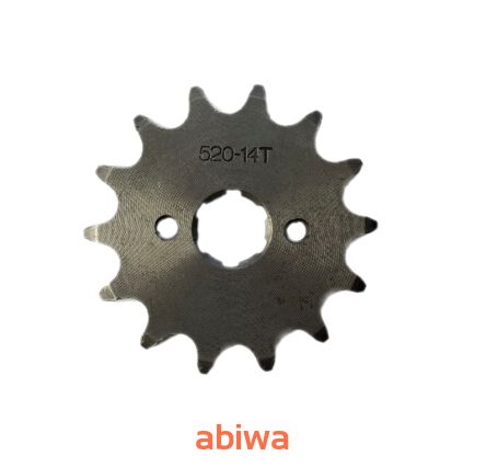 ZĘBATKA ZDAWCZA PRZÓD 520 14 ZĘBÓW (ŚR. 20mm) M6 KINGWAY CHOPPER 150