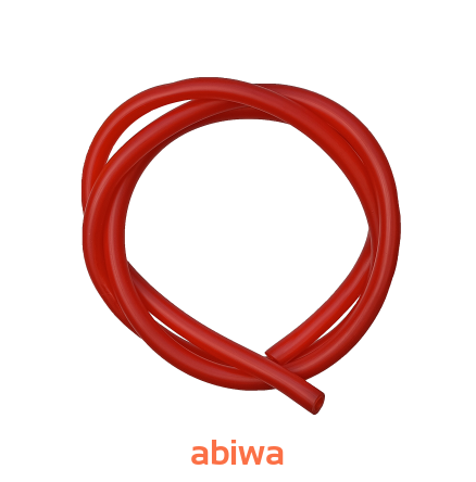 PRZEWÓD PALIWOWY śr.wew.5 MM  (1mb) CZERWONY rolka