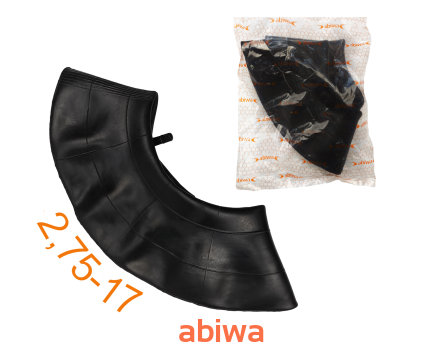 DĘTKA 2,75-17 WENTYL PROSTY TR4 - ABIWA