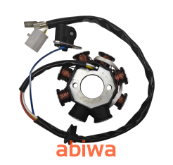 CEWKI ISKROWNIKA (STATOR) 8-ZWOJOWE (2 NIEUZW.) 2PINY 4T GY6