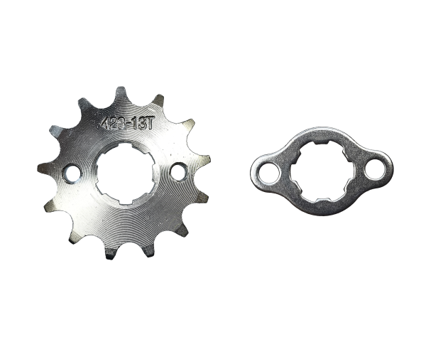 ZĘBATKA ZDAWCZA PRZÓD 428 13 ZĘBÓW + ZABEZPIECZENIE (ŚR.20mm ) ATV, CROSS