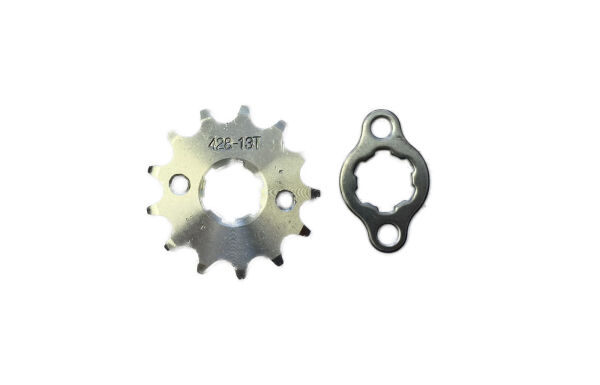 ZĘBATKA ZDAWCZA PRZÓD 428 13 ZĘBÓW + ZABEZPIECZENIE (ŚR.20mm ) ATV, CROSS