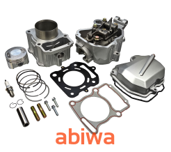 CYLINDER KPL. ATV 250 (67MM) + GŁOWICA UZBROJONA + POKRYWA ZAWORÓW - CIECZ