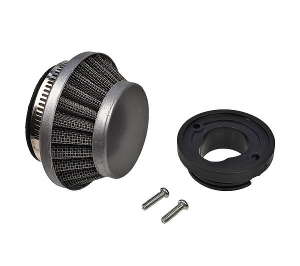 FILTR POWIETRZA STOŻEK POCKET BIKE Z FLANSZĄ – 42MM, NISKI