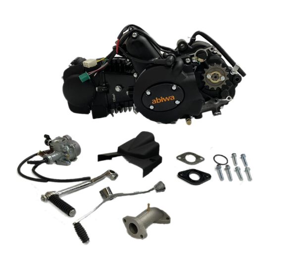 SILNIK 4T 130CC (54mm), 15KM - 4 BIEGI, POWIETRZE, aluminiowy cylinder