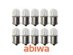 ŻARÓWKA KIERUNKOWSKAZÓW BIAŁA 10W BA15S 12V - BEZ ECE - 10szt