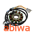 CEWKI ISKROWNIKA (STATOR) 12-ZWOJOWE CB200/250CC CG200/250 ZS 169FMM 5-kabli 88mm - 2