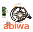 CEWKI ISKROWNIKA (STATOR) 12-ZWOJOWE CB200/250CC CG200/250 ZS 169FMM 5-kabli 88mm - 4