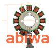 CEWKI ISKROWNIKA (STATOR) 12-ZWOJOWE CB200/250CC CG200/250 ZS 169FMM 5-kabli 88mm - 6