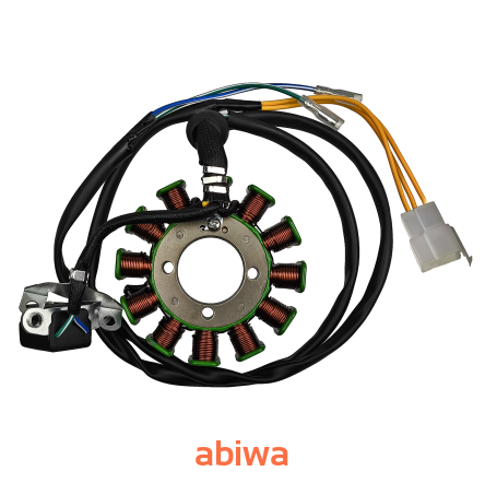 CEWKI ISKROWNIKA (STATOR) 12-ZWOJOWE CB200/250CC CG200/250 ZS 169FMM 5-kabli 88mm
