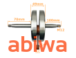 WAŁ KORBOWY WSK 125 LEKKI 3,5kg - BLACHY - 3