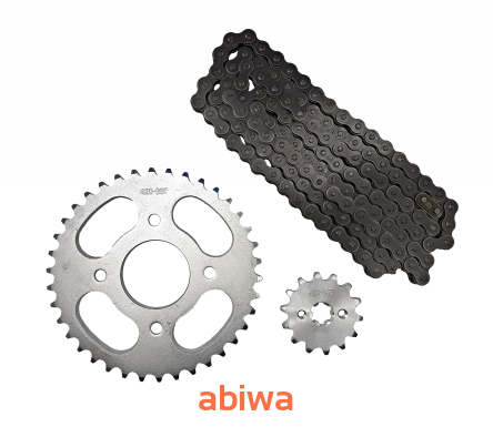 ZESTAW NAPĘDOWY ATV/KING (ZĘBATKI 14/38 + ŁAŃCUCH 420-130)