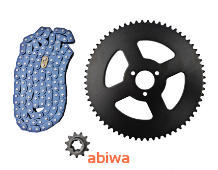 ZESTAW NAPĘDOWY POCKET BIKE /CROSS/ PIT BIKE (11z+64z (26mm) + T8F-120L)