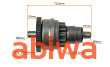 BENDIX SPRZĘGŁO ROZRUCHU PIAGGIO ZIP 50CC 2T 14/63 - 4