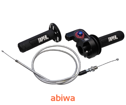 MANETKI KIEROWNICY Z LINKĄ, KRÓTKI ROLGAZ PITBIKE CROSS MRF KAYO