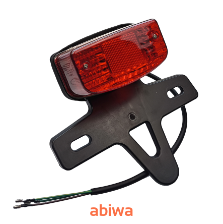 LAMPA TYŁ ZE STELAŻEM - PROSTOKĄTNA