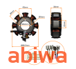 CEWKI ISKROWNIKA (STATOR) 8-ZWOJOWE ATV, BASHAN 200-250CCM 5-kabli - 3