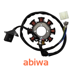 CEWKI ISKROWNIKA (STATOR) 8-ZWOJOWE ATV, BASHAN 200-250CCM 5-kabli