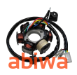 CEWKI ISKROWNIKA (STATOR) 6-ZWOJOWE (1 NIEUZW.) 4T GY6 125CCM - 2