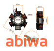 CEWKI ISKROWNIKA (STATOR) 6-ZWOJOWE (1 NIEUZW.) 4T GY6 125CCM - 3
