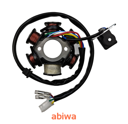CEWKI ISKROWNIKA (STATOR) 6-ZWOJOWE (1 NIEUZW.) 4T GY6 125CCM