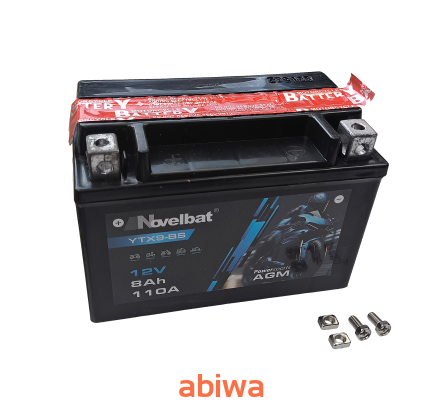 AKUMULATOR 12V YTX9-BS NOVELBAT AGM 8Ah