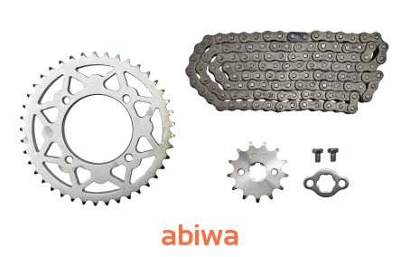 ZESTAW NAPĘD. CROSS 125 (13/41(76MM)+ŁAŃ428-120L) CROSS, PITBIKE, MRF, KXD, KAYO