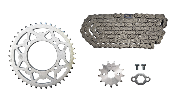 ZESTAW NAPĘD. CROSS 125 (13/41(76MM)+ŁAŃ428-120L) CROSS, PITBIKE, MRF, KXD, KAYO
