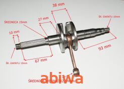 WAŁ KORBOWY 2T- 17 frezów (QUANTUM,PASSO,JOG)-ANH