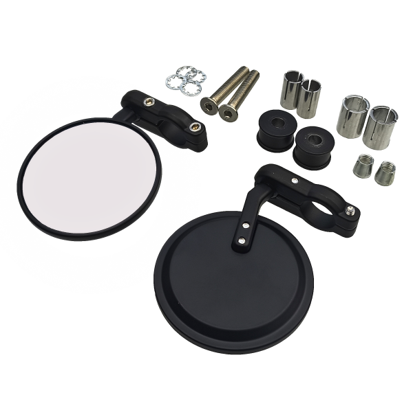 LUSTERKA KIEROWNICY KPL.  MOTOCYKL, ATV, CAFE RACER, STREET, TUNING - uniwersalne