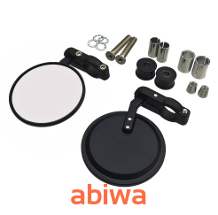 LUSTERKA KIEROWNICY KPL.  MOTOCYKL, ATV, CAFE RACER, STREET, TUNING - uniwersalne