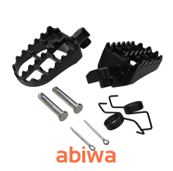 PODNÓŻKI PITBIKE CROSS MRF KAYO HONDA CRF50 CZARNE KPL.