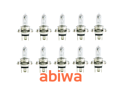 ŻARÓWKA LAMPY PRZÓD H4 12V HS1 35/35W P43T  - BEZ ECE - 10 sztuk