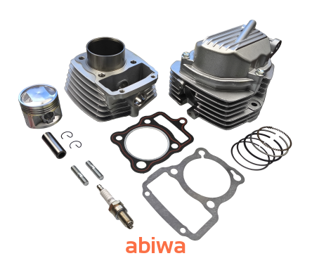 CYLINDER + GŁOWICA KPL. CG150 (62MM) 162FMI - powietrze sw. 15mm