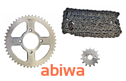 ZESTAW NAPĘDOWY STREET (ZĘBATKI 428-14z, 428-47z(58mm) + ŁAŃCUCH 428-114L) zębatka przód z otworami