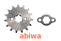 ZĘBATKA ZDAWCZA PRZÓD 428 15 ZĘBÓW + ZABEZPIECZENIE (ŚR.17mm) ATV, CROSS