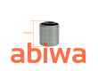 TULEJA METALOWO-GUMOWA ZIMMERBLOCK 20x8x24 - 2