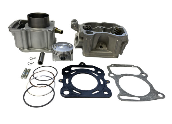 CYLINDER + GŁOWICA KPL. ATV 250CCM (67mm) sw. 16mm - CIECZ - ANH