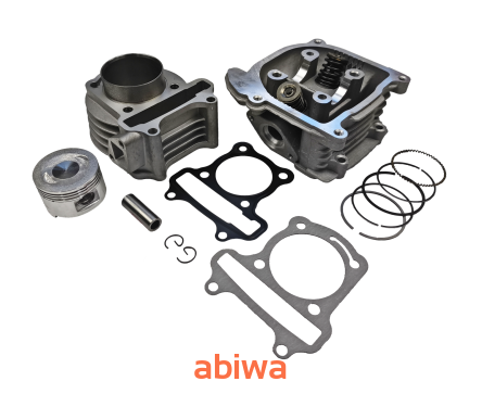 CYLINDER + GŁOWICA KPL. 4T GY6 80CCM (47mm) - BEZ ODPOWIETRZENIA- ANH