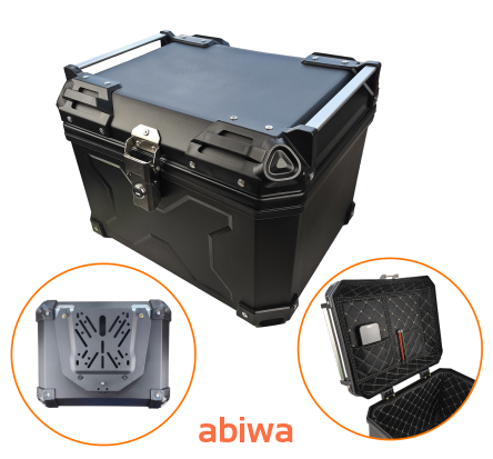 KUFER BAGAŻNIKOWY CENTRALNY CZARNY 45L ABS