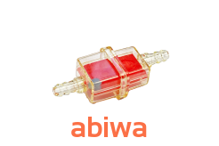 FILTR PALIWA - UNIWERSALNY - FAST FLOW wężyk 6mm CZERWONY Z MAGNESEM