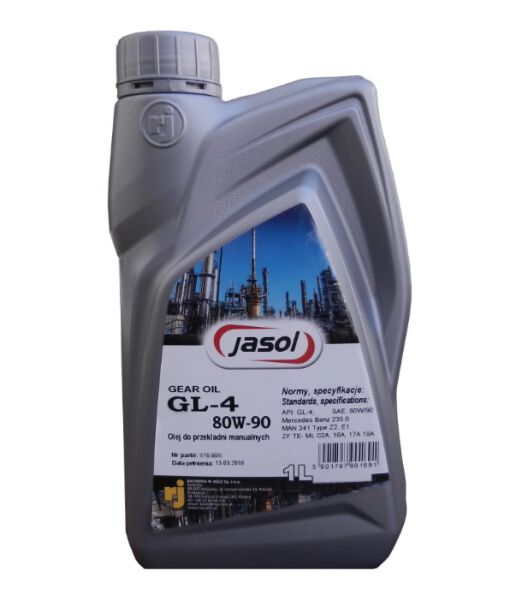 OLEJ PRZEKŁADNIOWY GEAR OIL 80W90 GL-4 1L JASOL