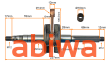 WAŁ KORBOWY 2T - 15 FREZÓW sw.10mm (KEEWAY) - 3
